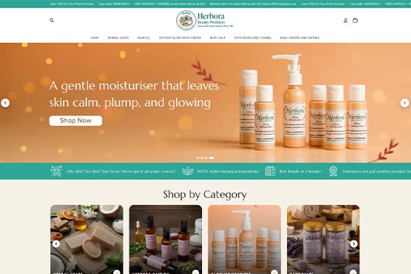 Herborabeauty website