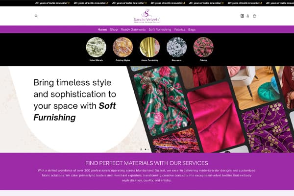 Sanchivelvets website