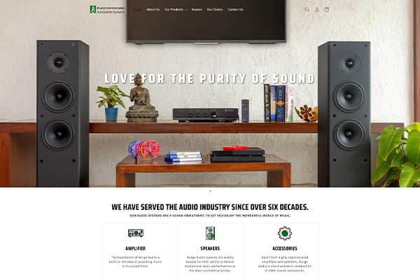 Norgeaudio website