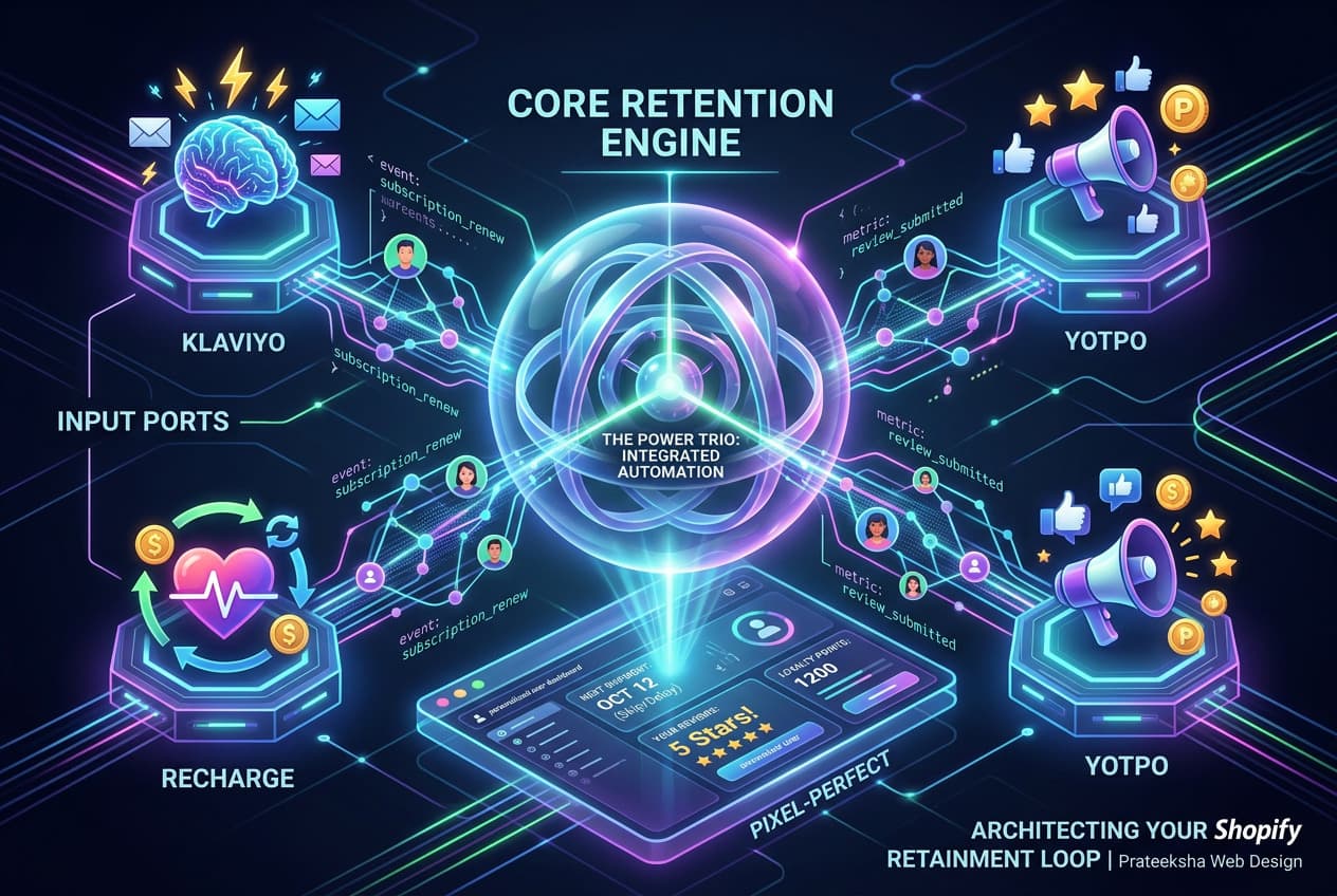 The Shopify Power Trio: How Integrating Klaviyo, Recharge, and Yotpo Creates a Retention Engine