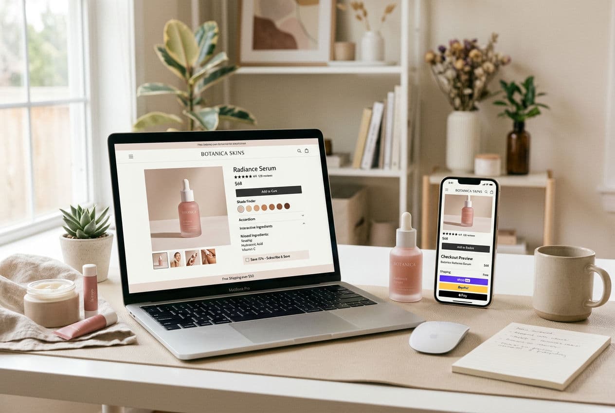 Shopify for Beauty Brands: CRO and Aesthetic Design in 2026