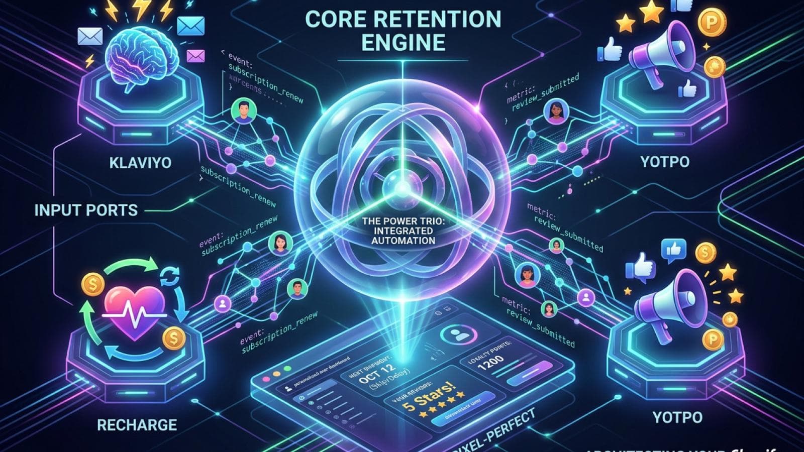 The Shopify Power Trio: How Integrating Klaviyo, Recharge, and Yotpo Creates a Retention Engine
